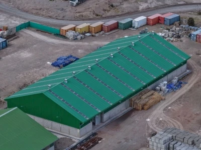 Materiales para techos para proyectos de almacén y logística en América Latina
